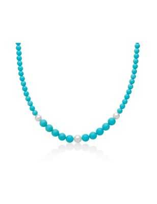 Collana Terra e Mare Filo Perle Turchese PCL6695 Donna Miluna - category_name - XDMG De Marchi Gianotti
