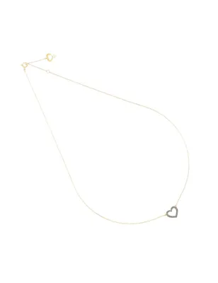 Girocollo 18KT Cuore Traforato Polvere Cromo Donna Maman et Sophie - category_name - XDMG De Marchi Gianotti