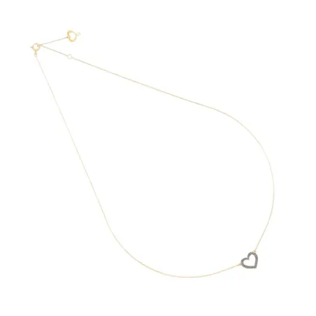 Girocollo 18KT Cuore Traforato Polvere Cromo Donna Maman et Sophie - category_name - XDMG De Marchi Gianotti