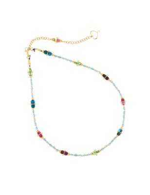 GIROCOLLO ACQUAMARINA E PIETRE MIX DONNA MAMAN ET SOPHIE - category_name - XDMG De Marchi Gianotti