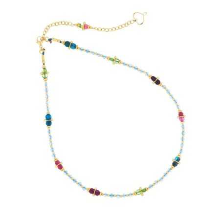GIROCOLLO ACQUAMARINA E PIETRE MIX DONNA MAMAN ET SOPHIE - category_name - XDMG De Marchi Gianotti