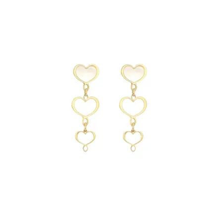 ORECCHINI MAMAN DUE CUORI MADREPERLA DONNA MAMAN ET SOPHIE  - category_name - XDMG De Marchi Gianotti