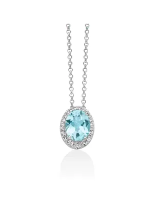 Collana Gemma del Cielo Ovale Topazi CLD5441 Donna Miluna - category_name - XDMG De Marchi Gianotti