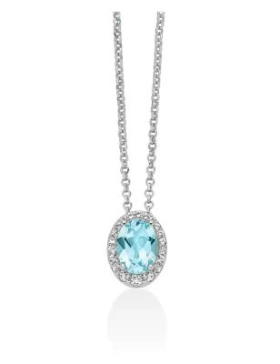 Collana Cuore Piccolo Topazio Azzurro CLD5433 Donna Miluna - category_name - XDMG De Marchi Gianotti