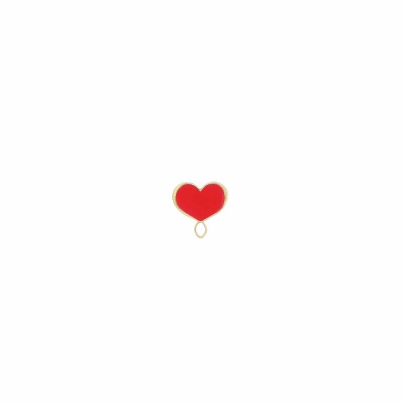 ORECCHINO LOBO CUORE ROSSO MAMAN ET SOPHIE ORECCHINO LOBO CUORE ROSSO MAMAN ET SOPHIE