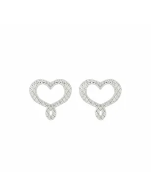 Orecchini lobo Cuore tramato argentato Donna Maman et Sophie - category_name - XDMG De Marchi Gianotti