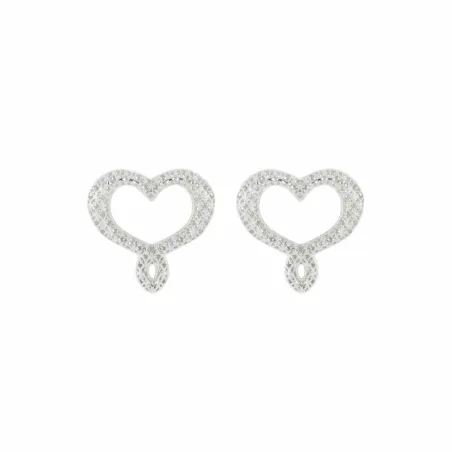 Orecchini lobo Cuore tramato argentato Donna Maman et Sophie - category_name - XDMG De Marchi Gianotti