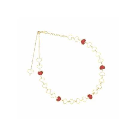 Girocollo Chocker Maman 5 cuori bordeaux Donna Maman et Sophie - category_name - XDMG De Marchi Gianotti