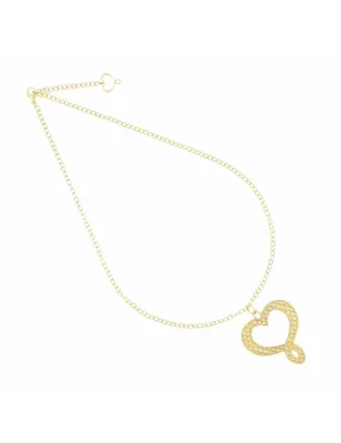 Girocollo Cuore tramato giallo grande Donna Maman et Sophie - category_name - XDMG De Marchi Gianotti