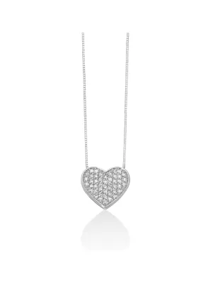 Collana Cuore Grande Diamanti Pavé CLD4920 Donna Miluna - category_name - XDMG De Marchi Gianotti