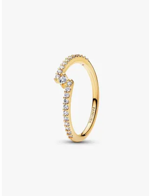 Anello Dorato Pavé Fascia Asimmetrica mis.52 Donna Pandora - category_name - XDMG De Marchi Gianotti