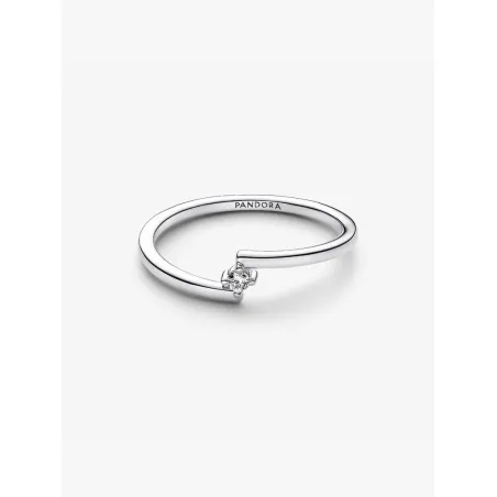 Anello Solitario Fascia Asimmetrica mis.58 Donna Pandora