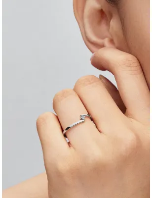 Anello Solitario Fascia Asimmetrica mis.56 Donna Pandora - category_name - XDMG De Marchi Gianotti