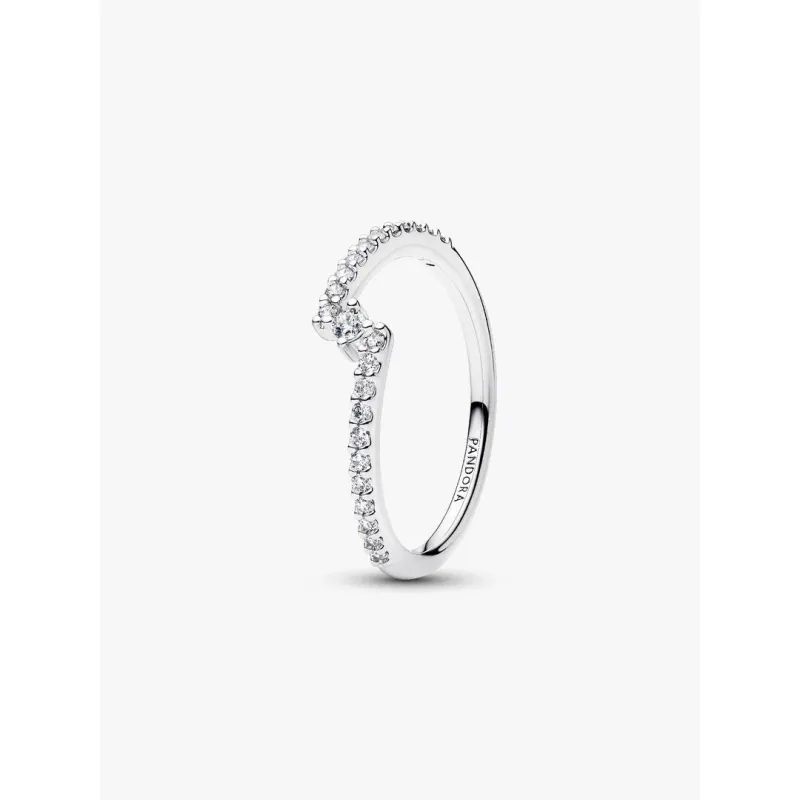 Anello Pavé Fascia Asimmetrica mis.52 Donna Pandora Anello Pavé Fascia Asimmetrica mis.52 Donna Pandora