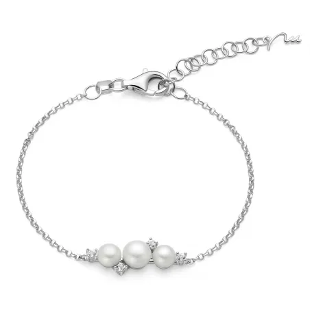 Bracciale Andromeda Trio Perle Bottone Topazi PBR3751 Donna Miluna - category_name - XDMG De Marchi Gianotti