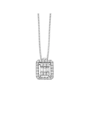 Collana Pendente Rettangolare Diamanti CLD4382 Donna Miluna - category_name - XDMG De Marchi Gianotti