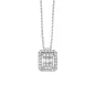 Collana Pendente Rettangolare Diamanti CLD4382 Donna Miluna Collana Pendente Rettangolare Diamanti CLD4382 Donna Miluna