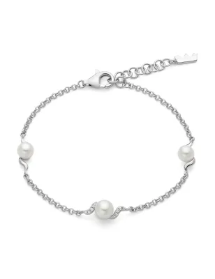 Bracciale Eclissi Sinuosa Topazi Bianchi PBR3796 Donna Miluna - category_name - XDMG De Marchi Gianotti