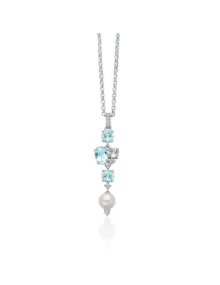 Collana Celestia Pendente Topazi Azzurri PCL6916 Donna Miluna - category_name - XDMG De Marchi Gianotti