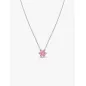 Collana Fiore Luminoso Rosa Donna Pandora Collana Fiore Luminoso Rosa Donna Pandora