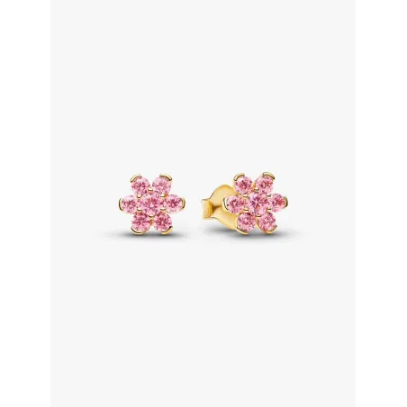 Orecchini Dorati Fiore Luminoso Rosa Donna Pandora - category_name - XDMG De Marchi Gianotti