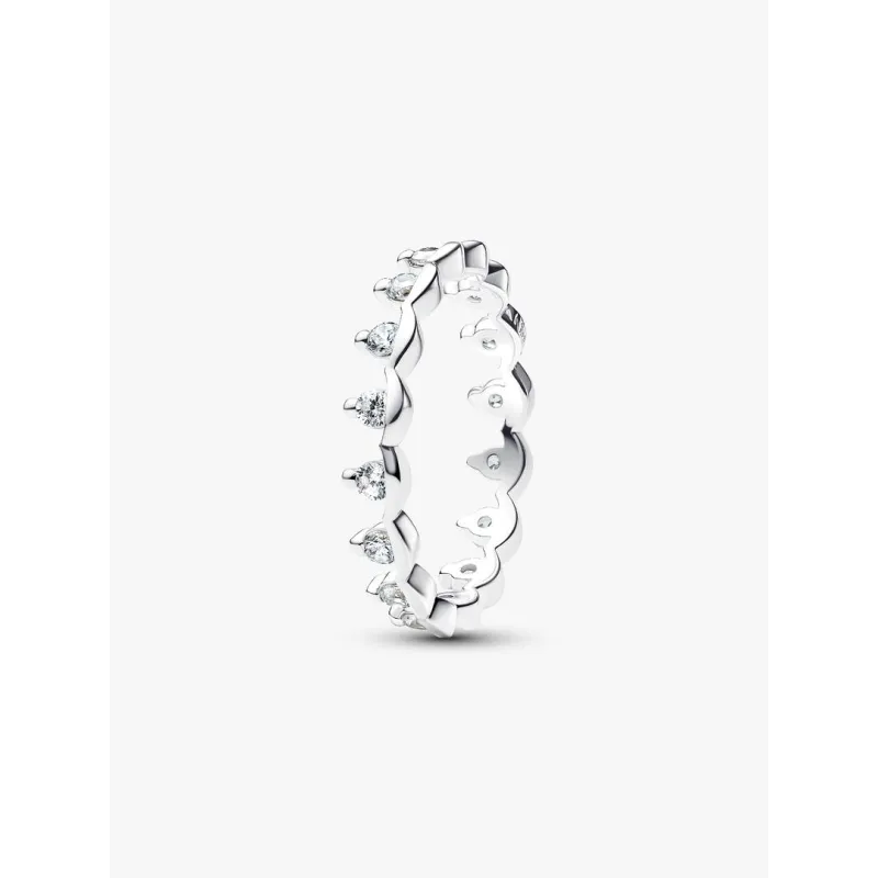 Anello Fascia Ondulata Luminosa mis.60 Donna Pandora Anello Fascia Ondulata Luminosa mis.60 Donna Pandora