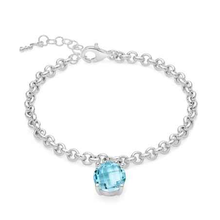 BRACCIALE TOPAZIO TONDO DONNA MILUNA GEMMA DEL CIELO BRD914 Miluna