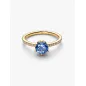 Anello Dorato Corona Scintillante Pietra Blu mis.54 Donna Pandora Anello Dorato Corona Scintillante Pietra Blu mis.54 Donna Pandora