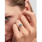 Anello Dorato Corona Scintillante Pietra Blu mis.54 Donna Pandora Anello Dorato Corona Scintillante Pietra Blu mis.54 Donna Pandora