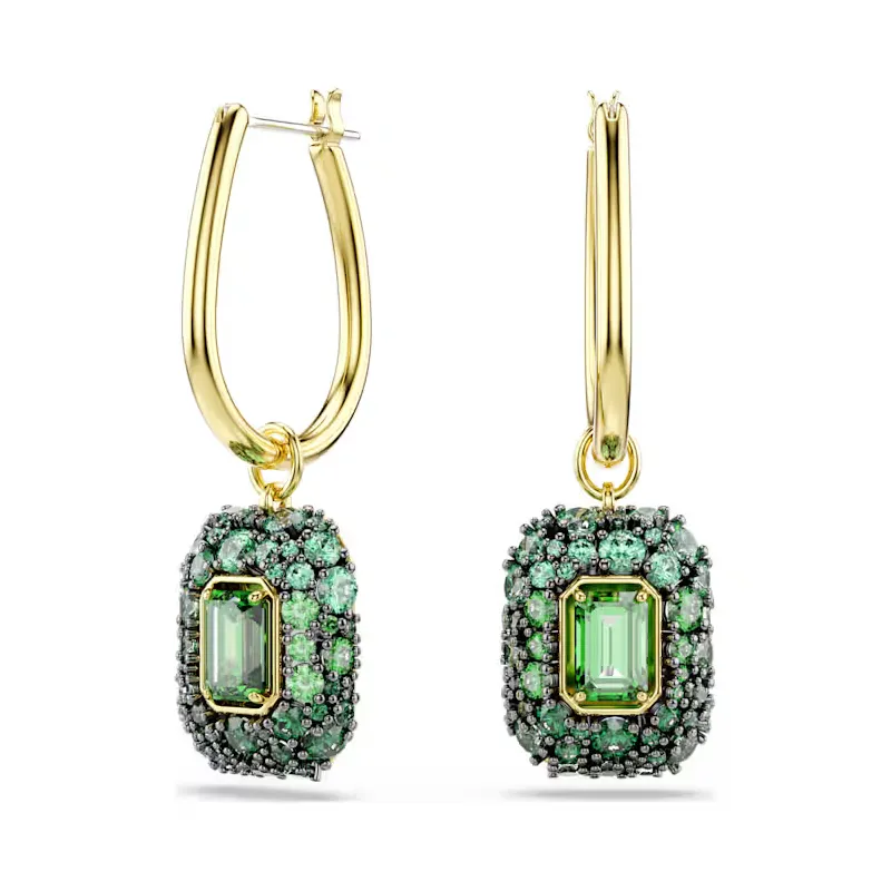 Orecchini Pendenti Sublima, Verdi, Taglio Ottagonale Donna Swarovski Orecchini Pendenti Sublima, Verdi, Taglio Ottagonale Donna Swarovski