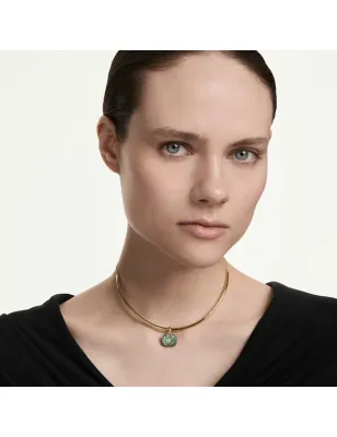 Girocollo Dorato Sublima, Taglio Ottagonale, Verde Donna Swarovski - category_name - XDMG De Marchi Gianotti
