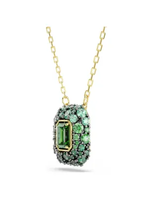 Collana Dorata Pendente Sublima, Verde, Taglio Ottagonale Swarovski - category_name - XDMG De Marchi Gianotti
