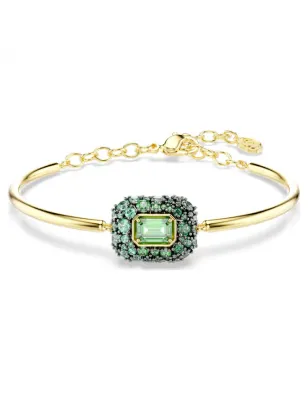 Bracciale Dorato Rigido Sublima, Verde, Taglio Ottagonale Donna Swarovski - category_name - XDMG De Marchi Gianotti