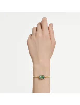 Bracciale Dorato Rigido Sublima, Verde, Taglio Ottagonale Donna Swarovski - category_name - XDMG De Marchi Gianotti
