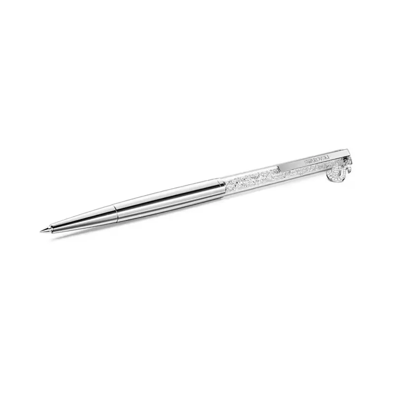 Penna Sfera Crystalline, Cigno, Cromato Swarovski Penna Sfera Crystalline, Cigno, Cromato Swarovski