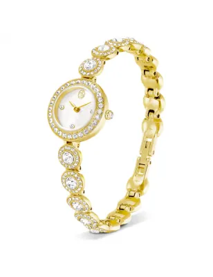 Orologio Una Angelic, Bracciale in Cristallo, Tono Dorato Donna Swarovski