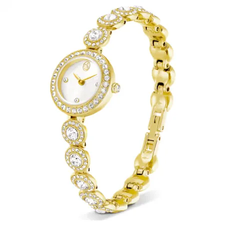 Orologio Una Angelic, Bracciale in Cristallo, Tono Dorato Donna Swarovski