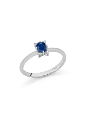 Anello Zaffiro Ovale e Diamanti LID4216 Donna Miluna - category_name - XDMG De Marchi Gianotti