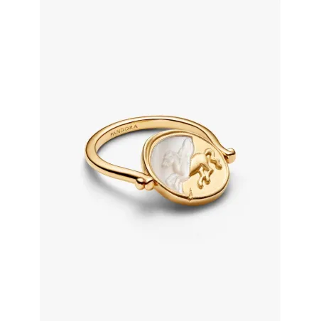 Anello Medallion Pegaso "Ex Animo" Reversibile m.52 Pandora
